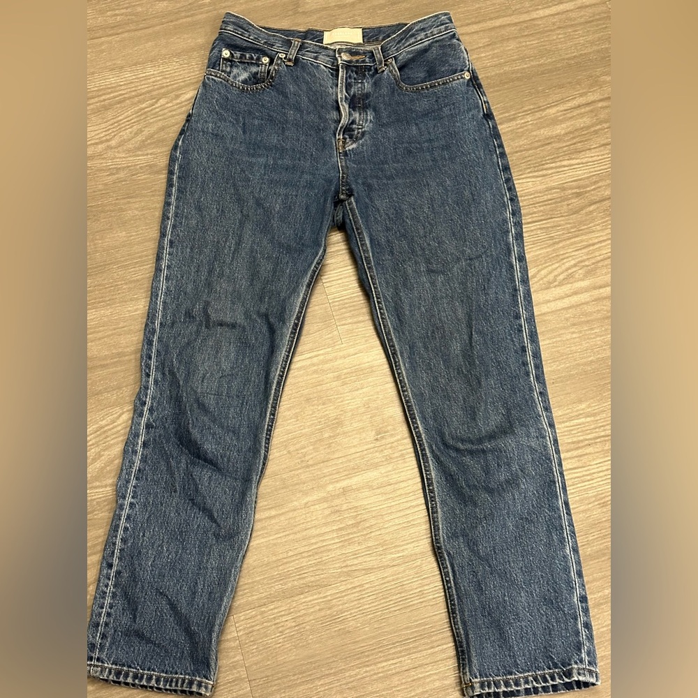 Everlane The 90s Cheeky Jean Straight Leg Size 26 Button Fly